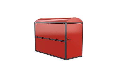 Fahrradgarage BIKEBOX Maxi-2, Stahlblech, Fahrräder, Pedelecs, E-Bikes (BxTxH) 1060 x 2580 x 1820 mm-0