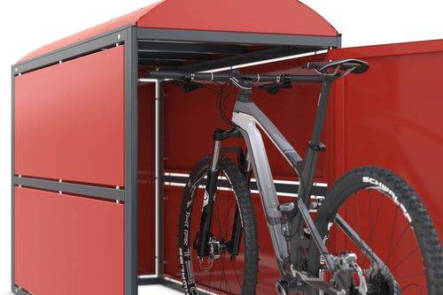 Fahrradgarage BIKEBOX Maxi-2, Stahlblech, Fahrräder, Pedelecs, E-Bikes (BxTxH) 1060 x 2580 x 1820 mm-1