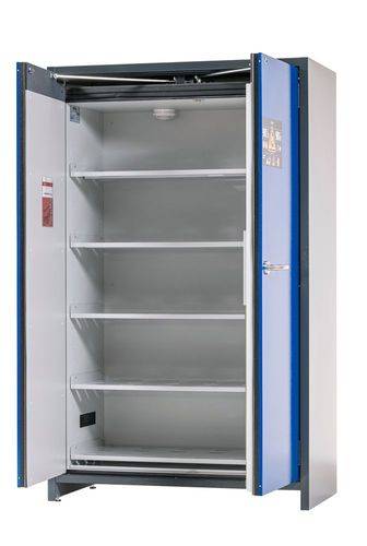 asecos Lithium-Ionen Akku-Lagerschrank, SafeStore Core, 5 Fachböden, B 1200 mm-2