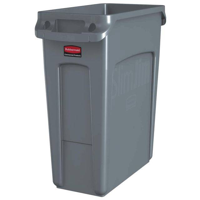 Abfallbehälter Slim Jim 60l grau-4