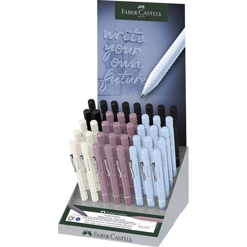 FABER-CASTELL Druckkugelschreiber GRIP 2010, im Display-0