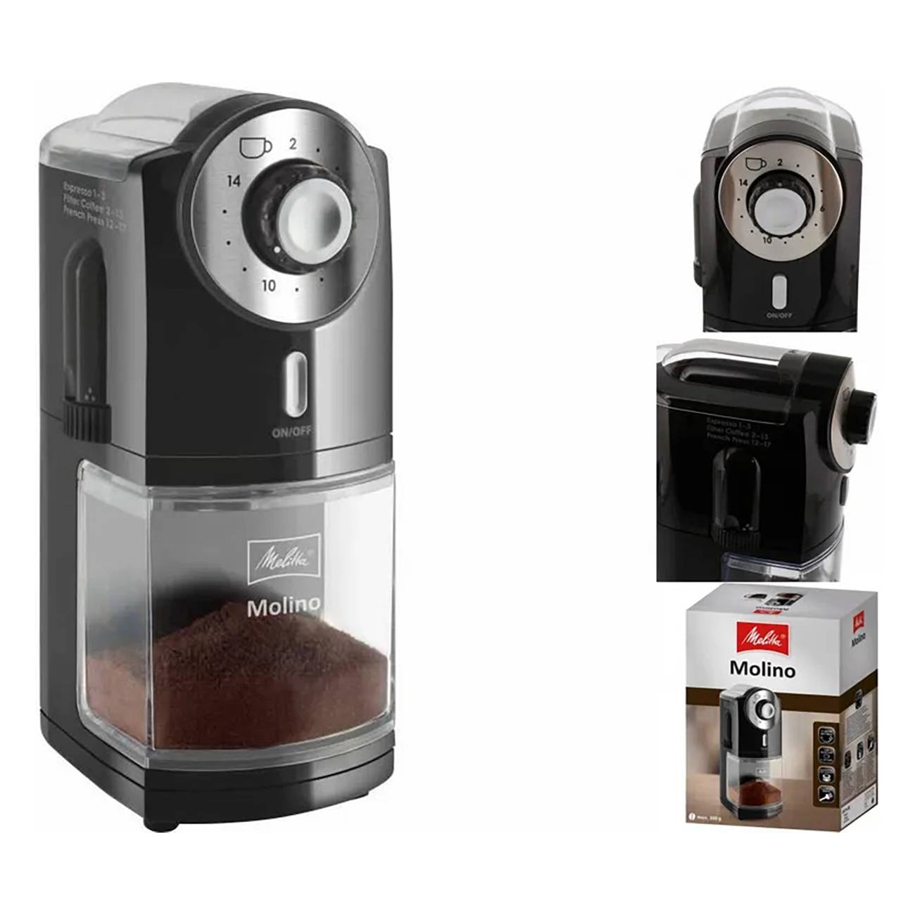 Melitta Kaffeemühle "MOLINO", schwarz-2