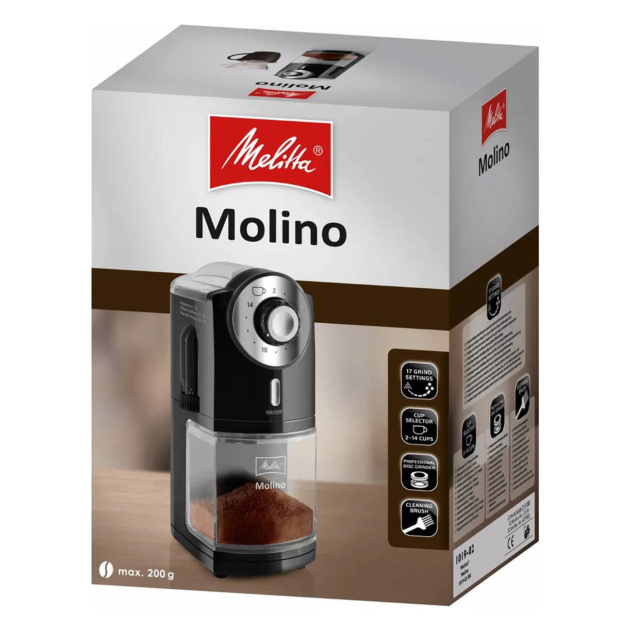 Melitta Kaffeemühle "MOLINO", schwarz-3