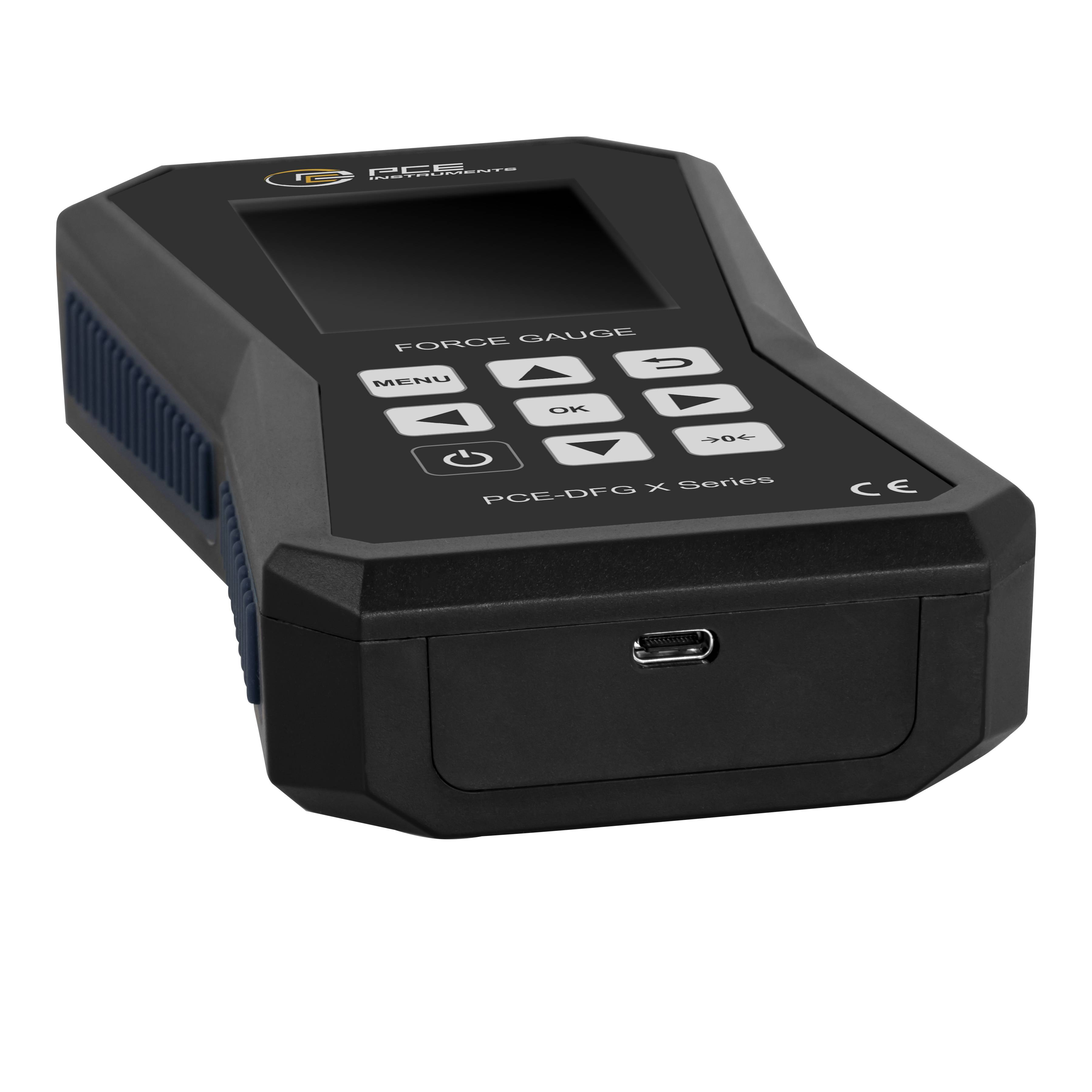 PCE Instruments Kraftmessgerät PCE-DFG 5 X |5 N |7.200 Hz |Genau ±0,05 % F.S. |Speicher |Software |Kalibriererinnerung-1