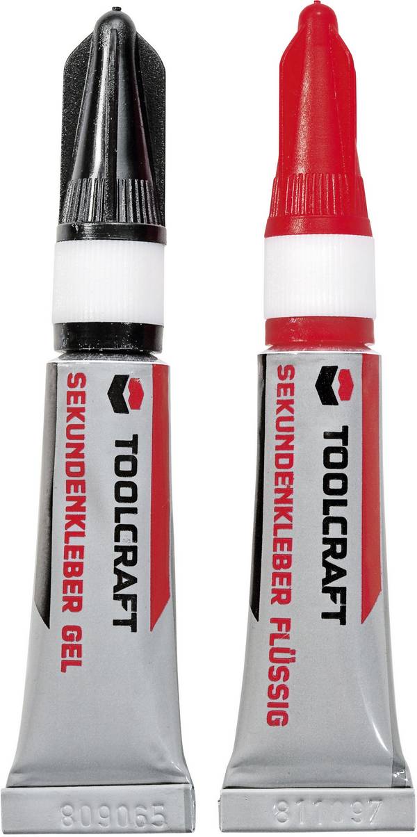 TOOLCRAFT FLÜSSIG & GEL Sekundenkleber 886517 6 g