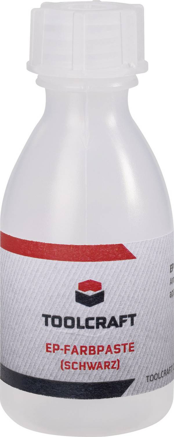TOOLCRAFT 130 130-0 Epoxydfarbpaste Schwarz  50 g