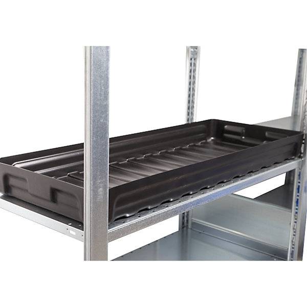 PE-Kleingebinde-Regalwanne mit Zulassung Auffangvolumen 20 l. TAKKT Industrial & Packaging GmbH 78253249-1