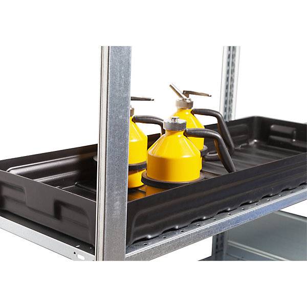 PE-Kleingebinde-Regalwanne mit Zulassung Auffangvolumen 20 l. TAKKT Industrial & Packaging GmbH 78253249-2
