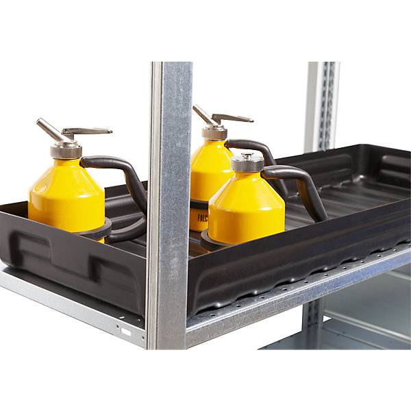 PE-Kleingebinde-Regalwanne ableitfähig ohne Zulassung Auffangvolumen 40 l. TAKKT Industrial & Packaging GmbH-1