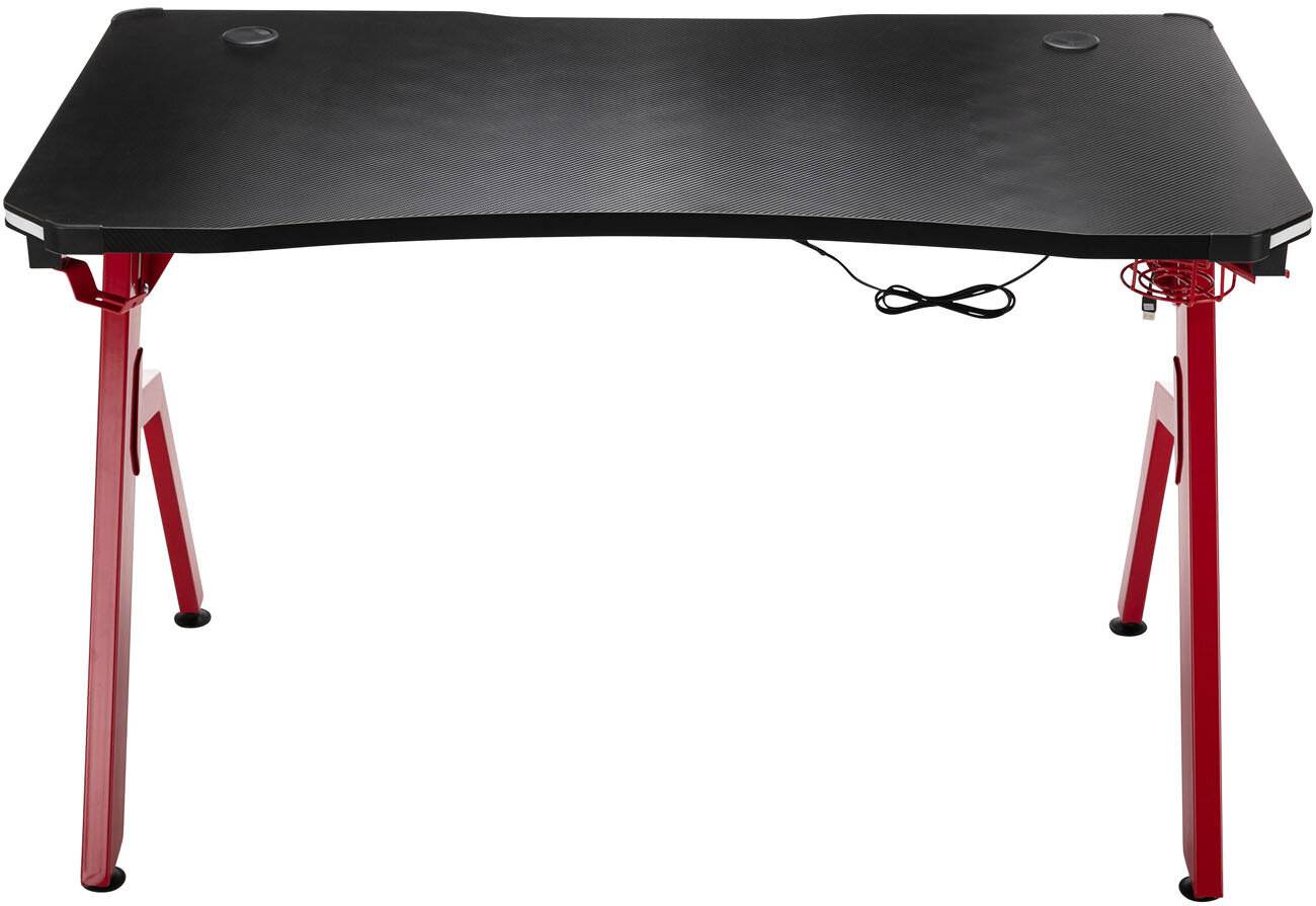 Gaming Tisch Arvada schwarz/rot-1