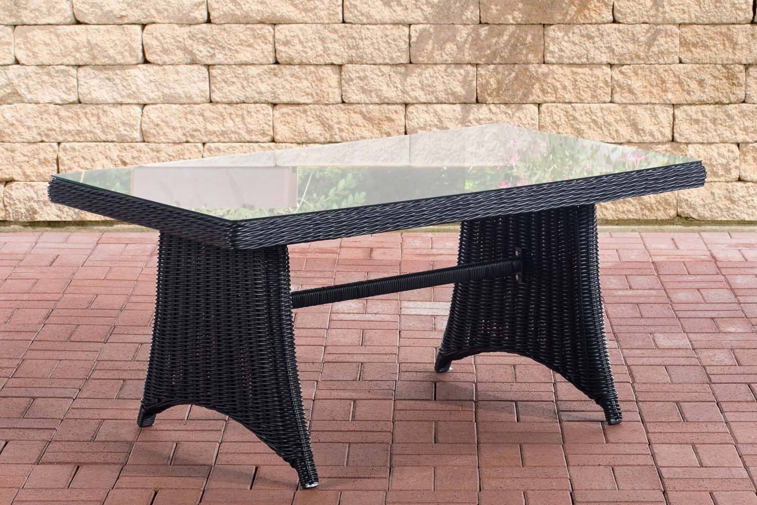 Tisch Sorano / Siena 5mm schwarz-0