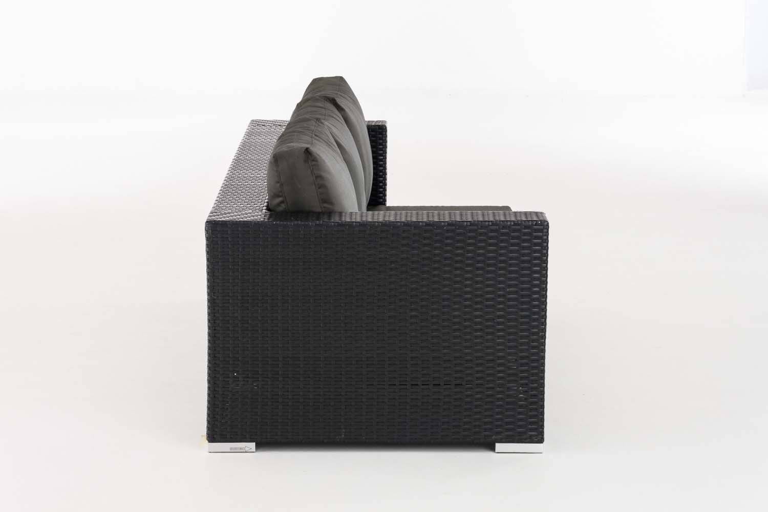3er Sofa Provence anthrazit schwarz-3