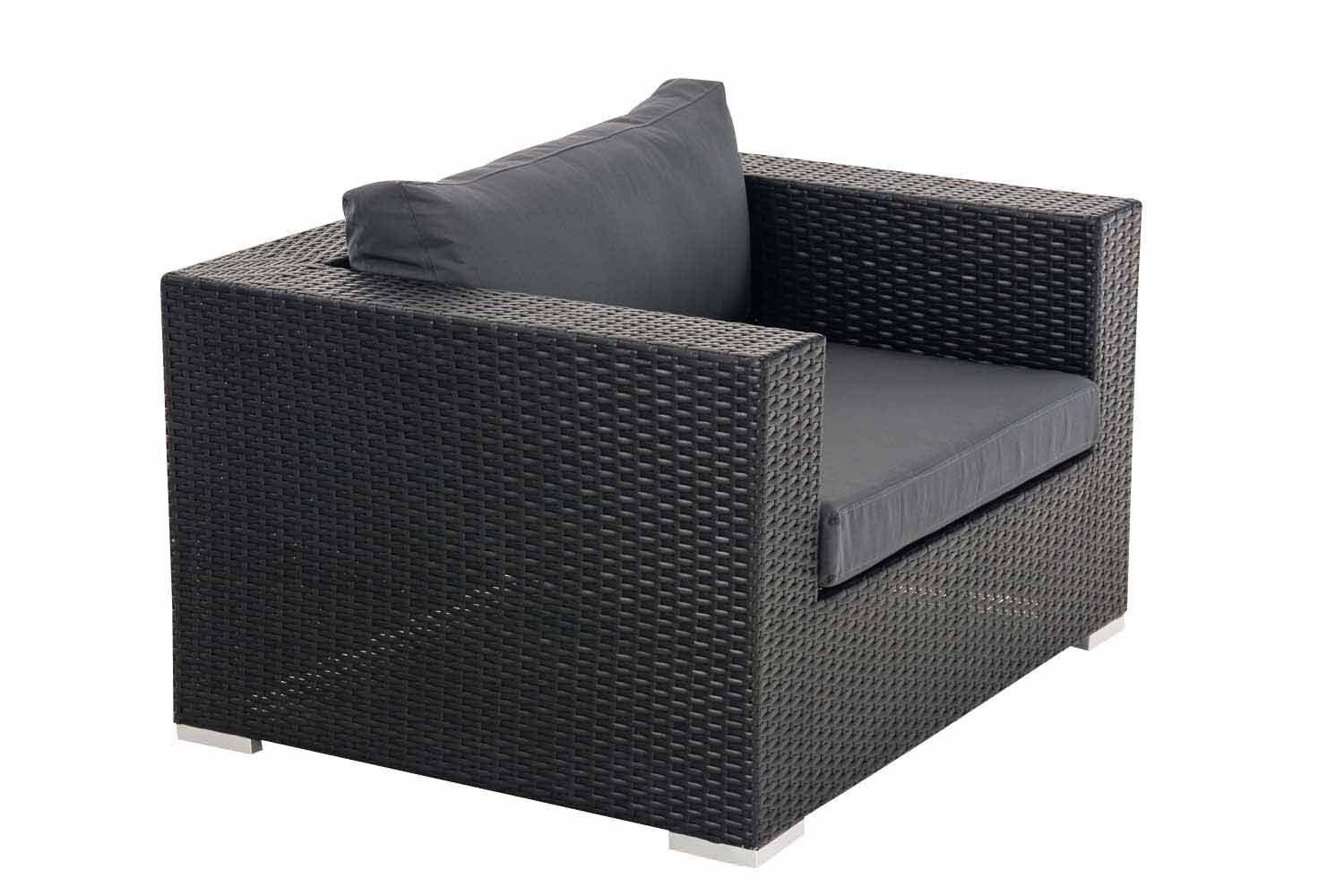 Sessel Casablanca eisengrau schwarz-1