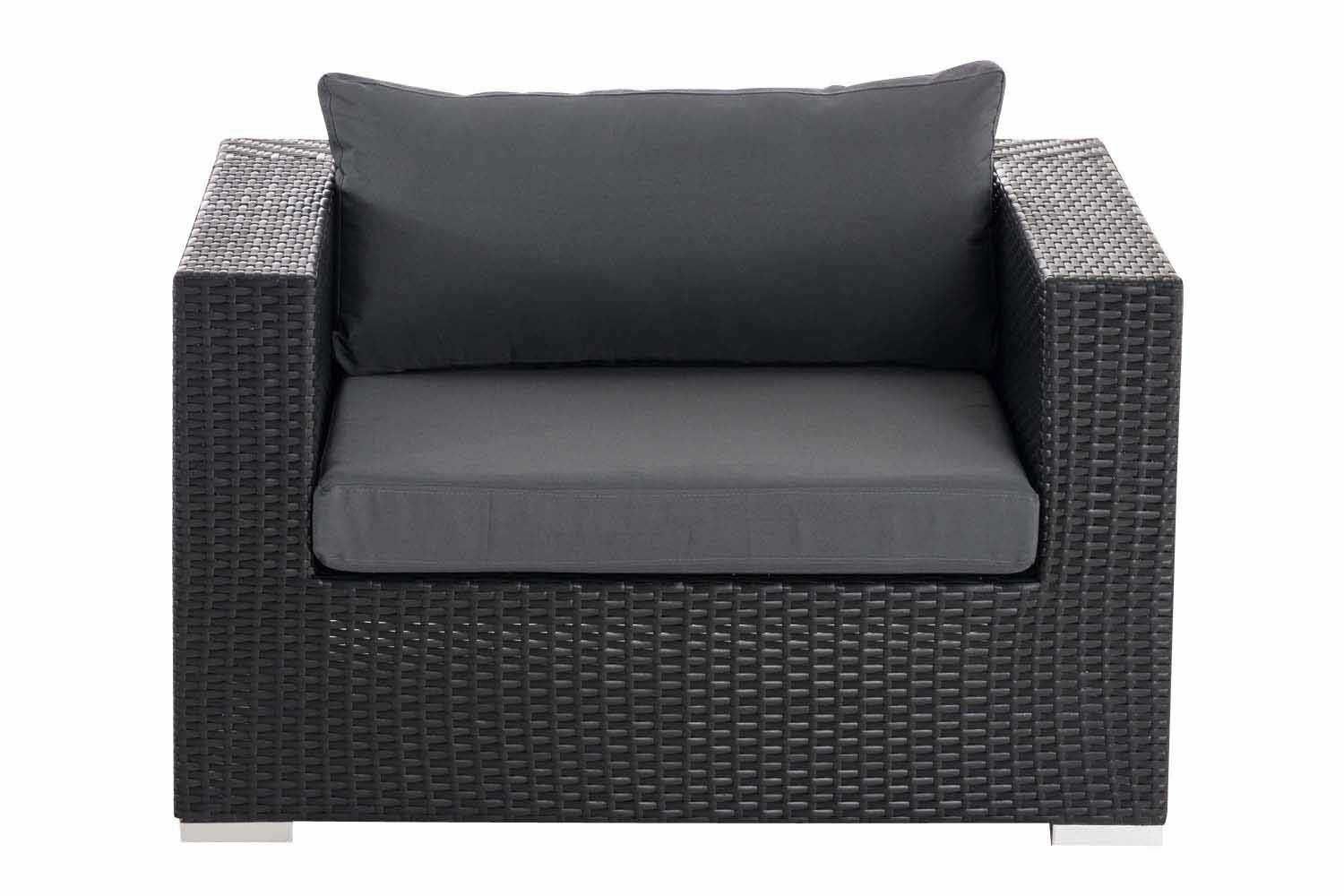 Sessel Casablanca eisengrau schwarz-2