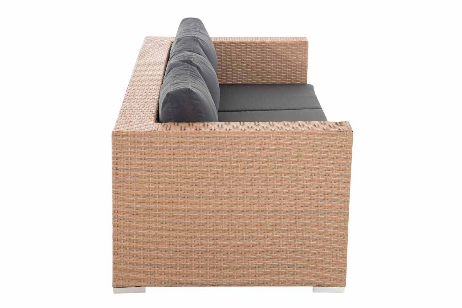 3er Sofa Casablanca eisengrau sand-3