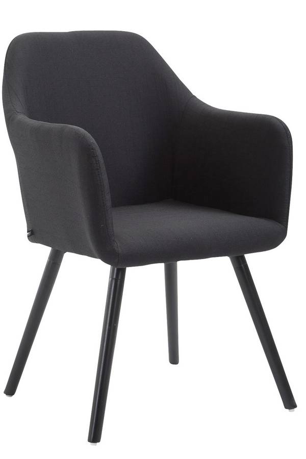 Stuhl Picard V2 Stoff schwarz (eiche) schwarz