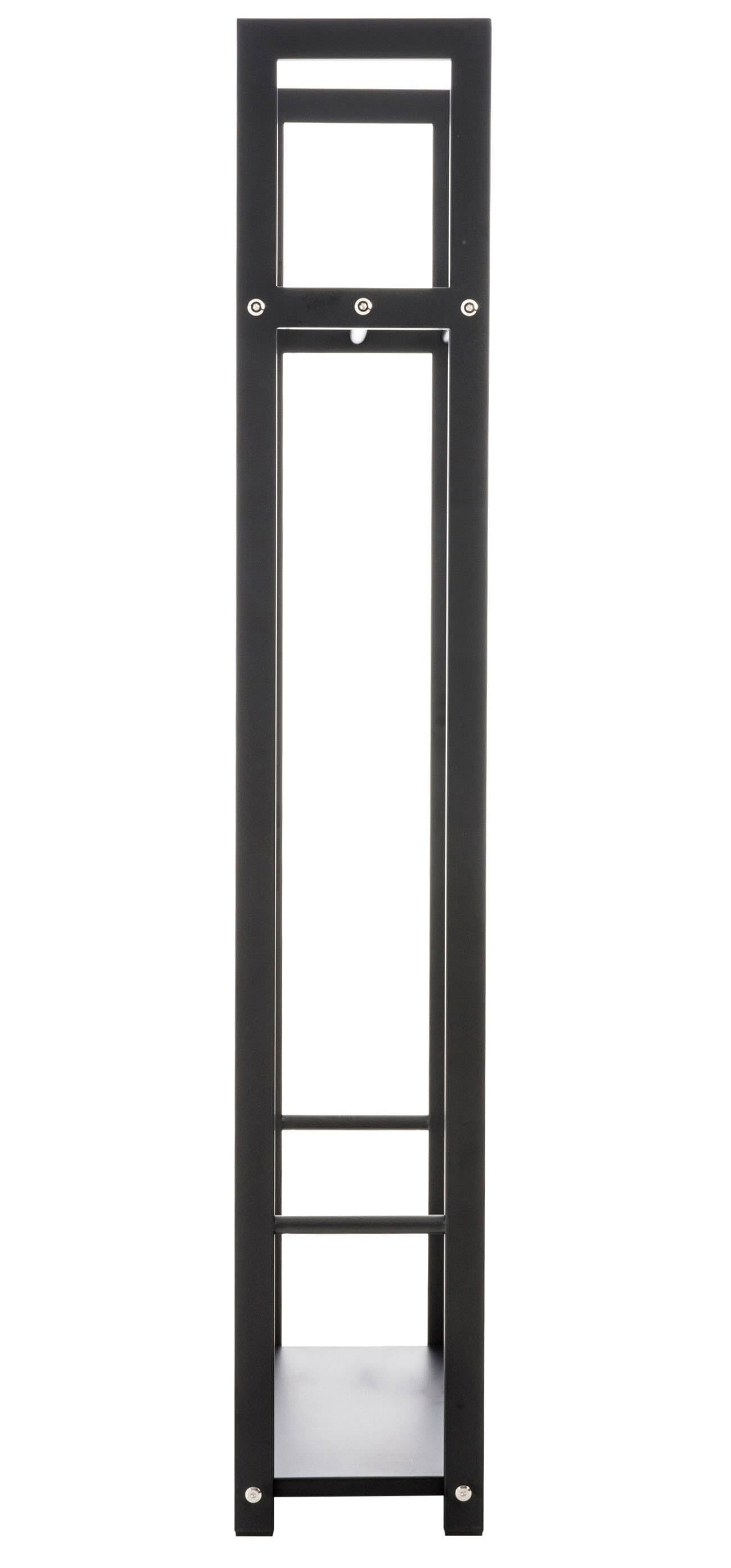 Kaminholzständer Snow 100x40x25 schwarz-3