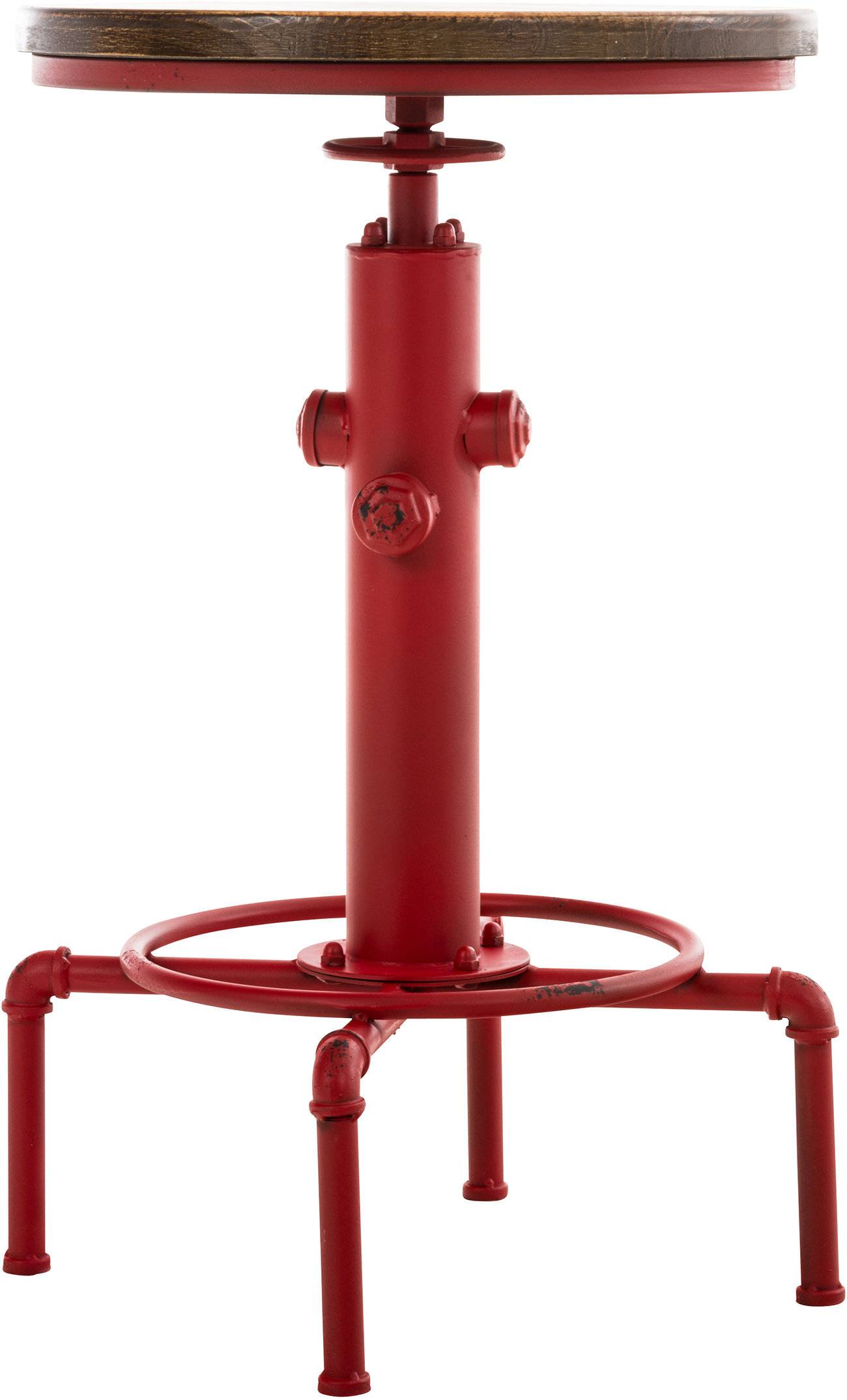 Stehtisch Lumos, Holz rot-1