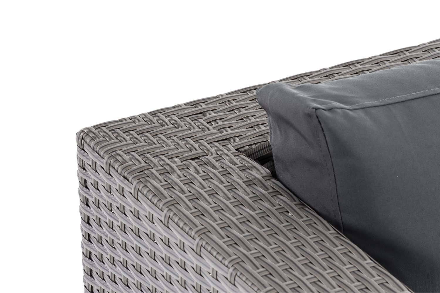 3er Sofa Honolulu eisengrau grau-3