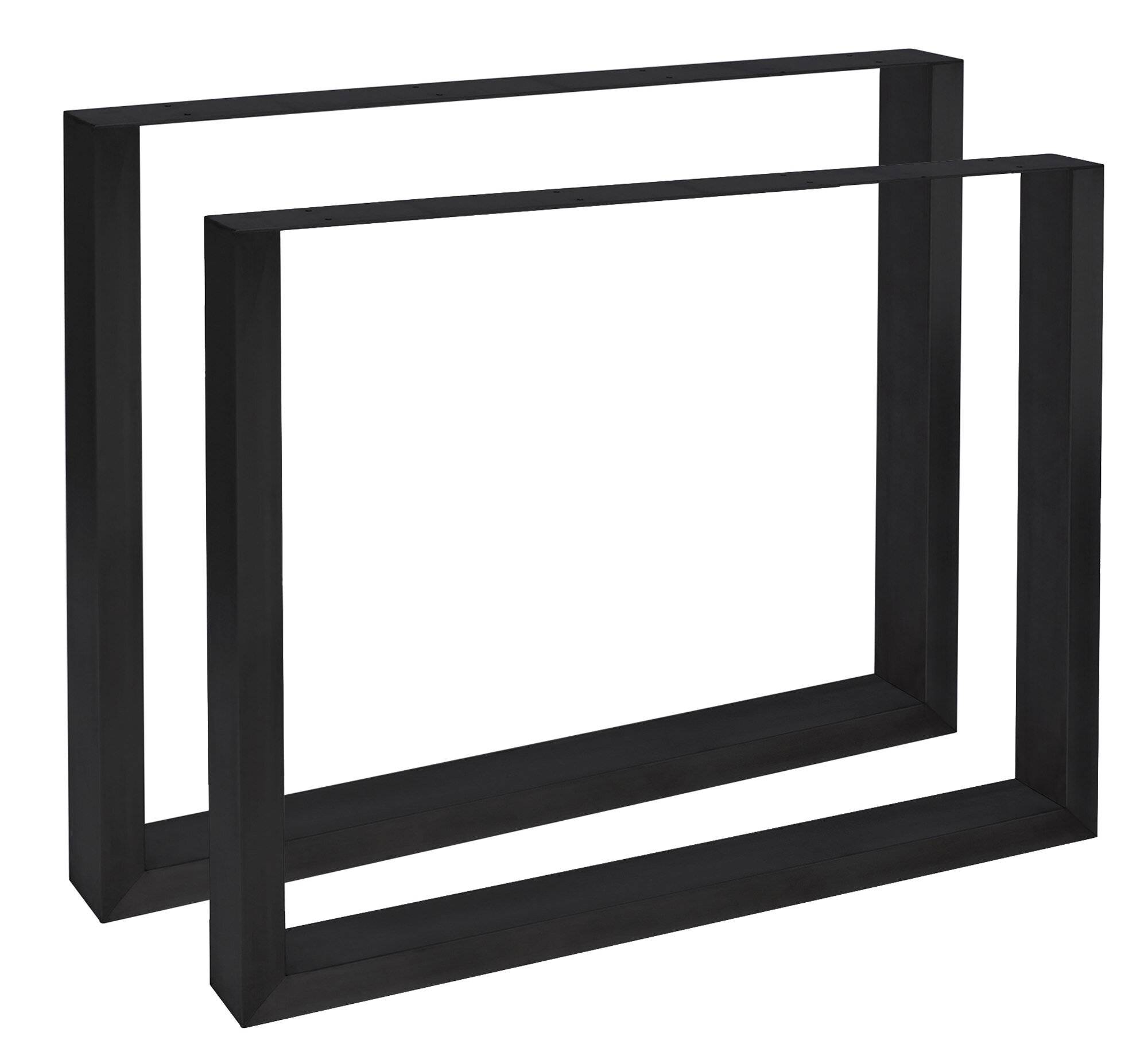 2x Tischbeine Velden 70 cm schwarz-0