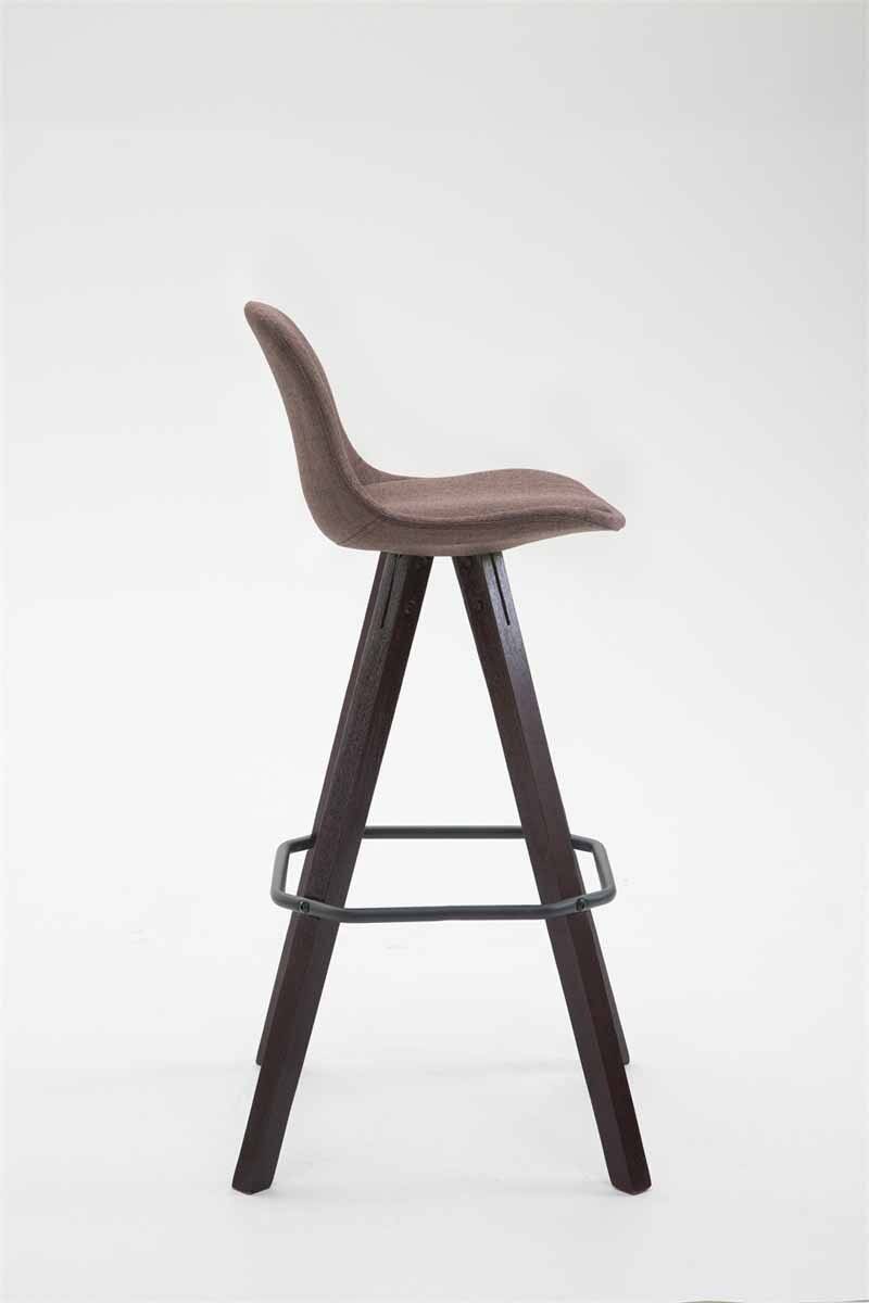 Barhocker Franklin Stoff Square cappuccino braun-2