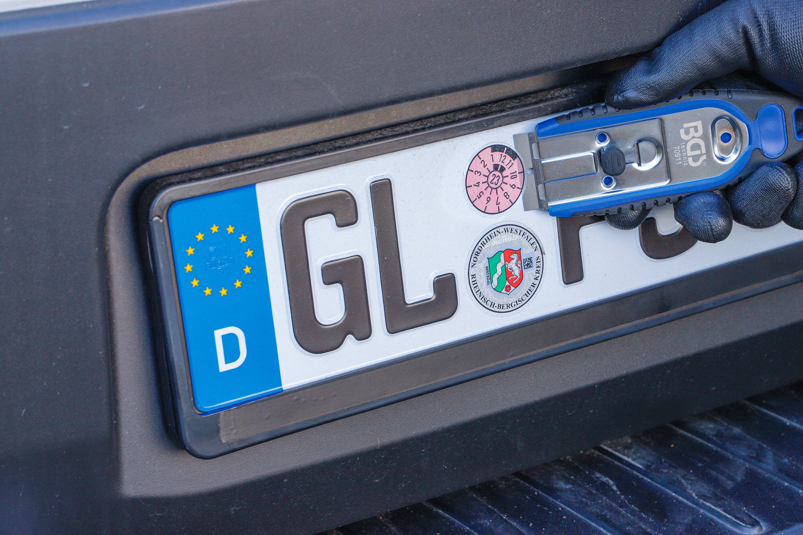 Plakettenschaber 40 mm mit 6 Schaberklingen-1