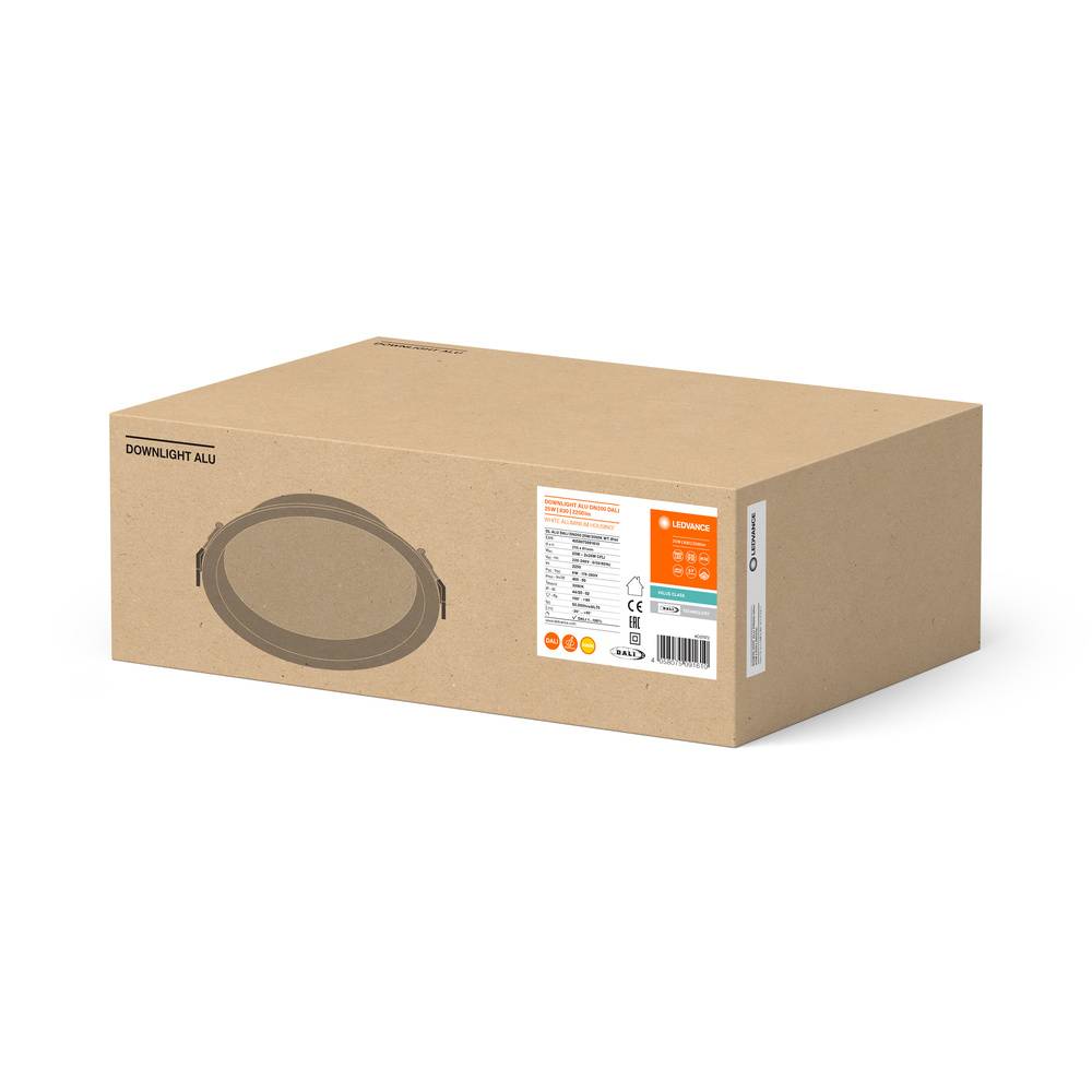 LEDVANCE DOWNLIGHT ALU DALI LED-Bad-Einbauleuchte LED fest eingebaut 25 W IP44 Weiß-2