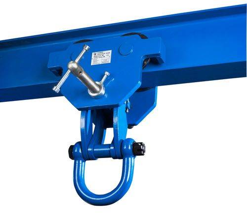 PLANETA Rollklemme BR50, mit verzinkter Spindel, Tragfähigkeit 5000 kg, Greifbereich 100 - 305 mm-0
