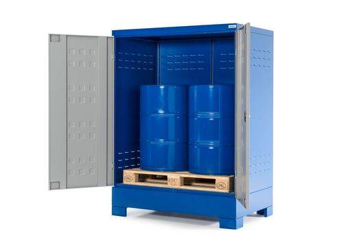 SteelSafe Gefahrstoffdepot D2, mit Türen, für 2 Fässer auf Europalette-4
