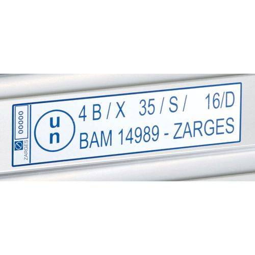 Zarges Aluminium-Transportkiste, K470, inkl. Gefahrgutzulassung, 600 x 600 x 410 mm-1