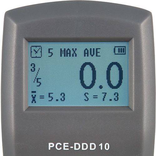 Härtemessgerät PCE-DDD, für Hartgrummi und Thermoplasten, Shorehärte D 0 - 100, Auflösung 0,1 + ISO-2