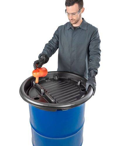 FALCON Fasstrichter mit Abtropffläche, für 200 Liter Spundloch-Fässer-1