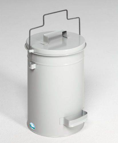 Sicherheitsbehälter mit Deckel, grau, 15 Liter Volumen-0
