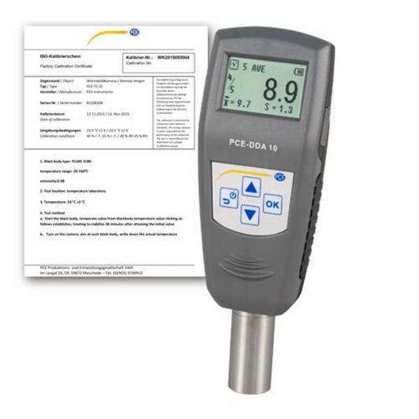 Härtemessgerät PCE-DDA, für Weichgummi und Elastomere, Shorehärte A 0 - 100, Auflösung 0,1 + ISO