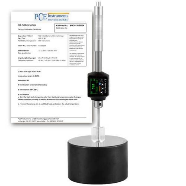 Ultraschall-Härtemessgerät PCE 2600N, für metall. Werkstoffe, HLD, HRC, HB, HV, HS, HRA, HRB + ISO
