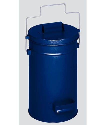 Sicherheitsbehälter mit Deckel, blau, 15 Liter Volumen-0