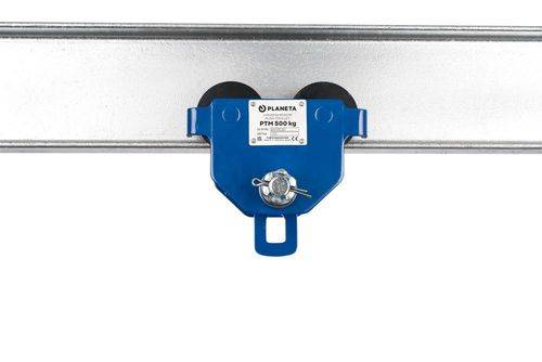 PLANETA Handfahrwerk PTM 5, Tragfähigkeit 5000 kg, Flanschbreite 114 - 203 mm-0