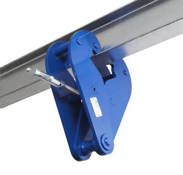 PLANETA Trägerklemme BK100, mit verzinkter Spindel, Tragfähigkeit 10000 kg, Greifbereich 90 - 290 mm