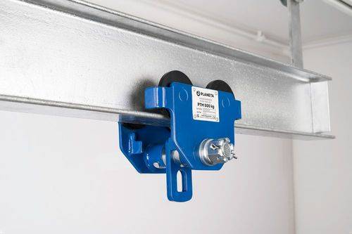 PLANETA Handfahrwerk PTM 3, Tragfähigkeit 3000 kg, Flanschbreite 100 - 203 mm-1
