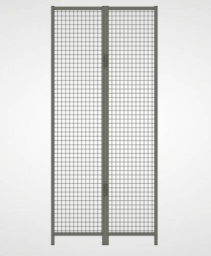 Trennwandsystem 9200, Vario-Element, B 550 - 950 mm, staubgrau-0
