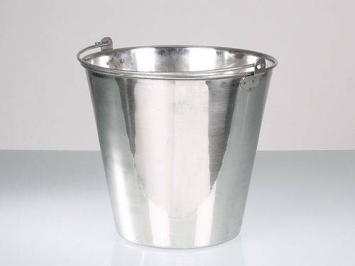 Eimer aus Edelstahl 1.4301, mit Tragebügel, autoklavierbar, 15 Liter, VE = 2 Stück-2