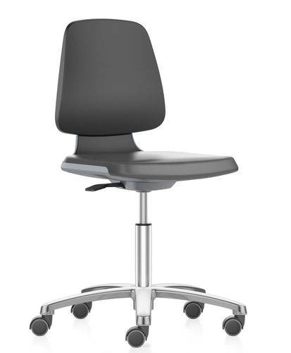 Bimos Labor- und Industriestuhl Smart, mit Sitzschale in anthrazit und bequemer PU-Polsterung-0