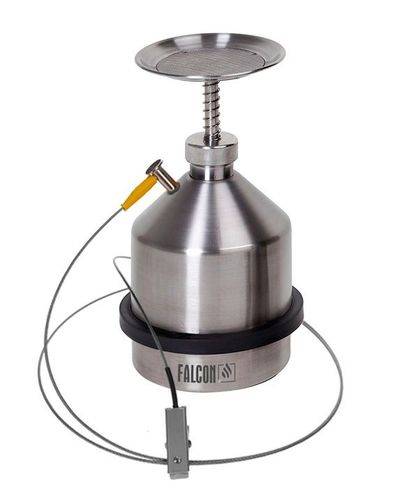 FALCON Sparanfeuchter aus Edelstahl, 1 Liter, mit Erdungsanschluss-1