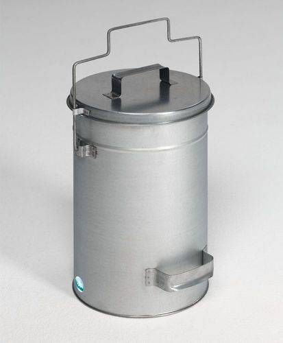 Sicherheitsbehälter mit Deckel, verzinkt, 15 Liter Volumen-0