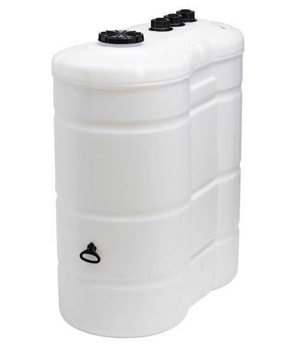 Doppelwandiger Kunststofftank, 1500 Liter, Füllstandanzeige, Entlüftung, Handloch 240 mm-0