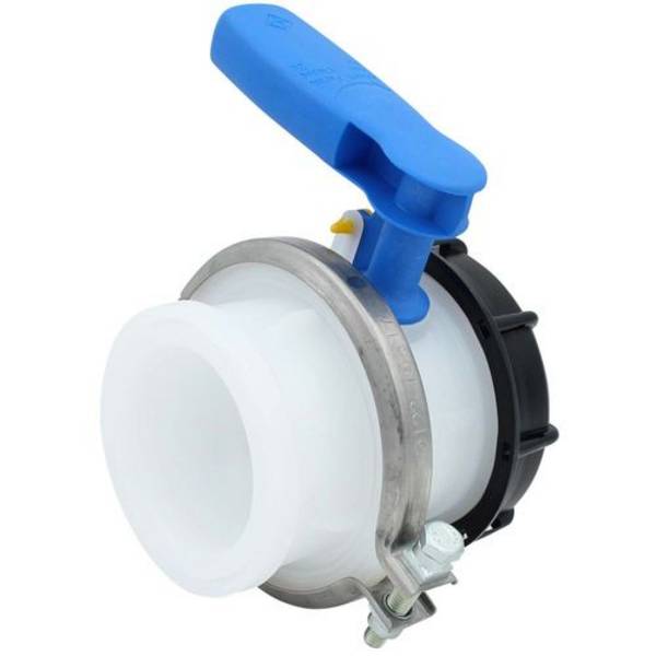 WERIT Original IBC-Ersatzhahn DN 80,mit Grobgewinde S100x8