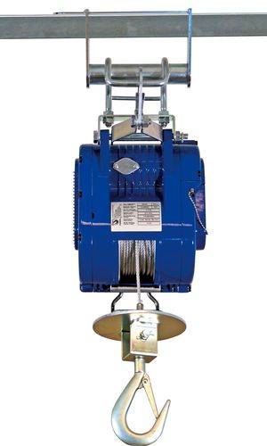 PLANETA Elektrobauseilzug BW-160, Tragfähigkeit 160 kg, Hubhöhe 30 m, Seil Ø 5 mm, 1770 N/mm²-1