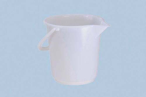 Industrie-Eimer aus Kunststoff, Volumen 10,5 l, rund, m. Ausguss, lebensmittelgeeignet, VE = 9 Stück-4