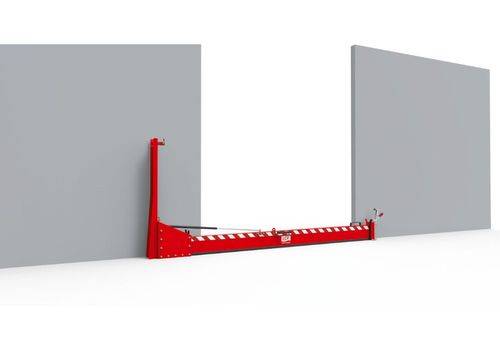 Schwenkbare Barriere zum Schutz vor Gefahrstoffen und Hochwasser, 2500 x 300 mm-0