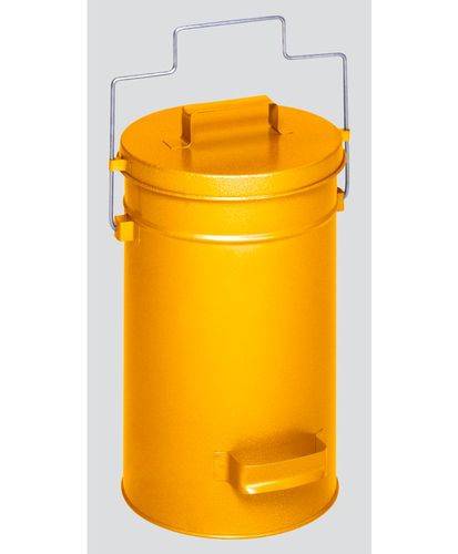 Sicherheitsbehälter mit Deckel, gelb, 15 Liter Volumen-0